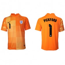 England Jordan Pickford #1 Keeper Bortedrakt VM 2022 Kortermet